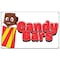 Signmission Candy Bars Banner Heavy Duty 13 Oz Vinyl with Grommets Single Sided B-60 Candy Bars - alternate 1